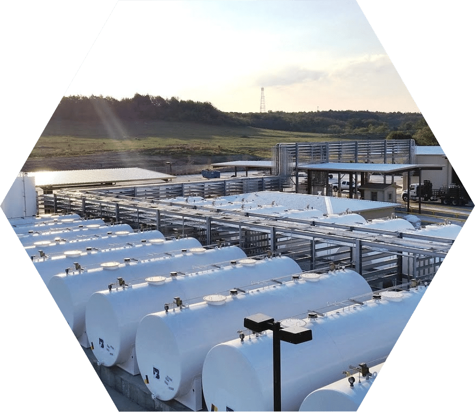 Buckley Oil Storage tanks