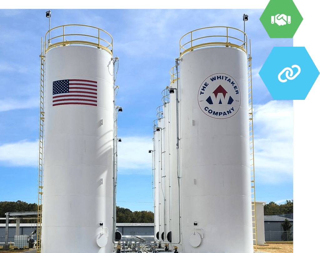 Chemical Storage Facility Silos